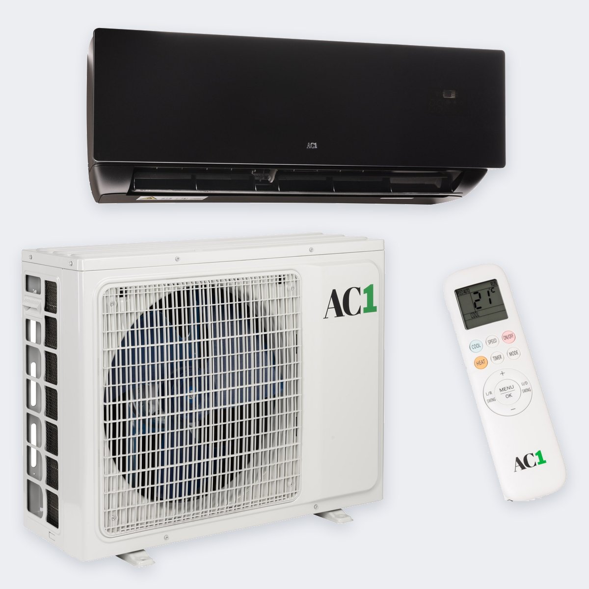 AC1 JP-Black – 3,5 kW / 12.000 BTU – A++ – mit WLAN