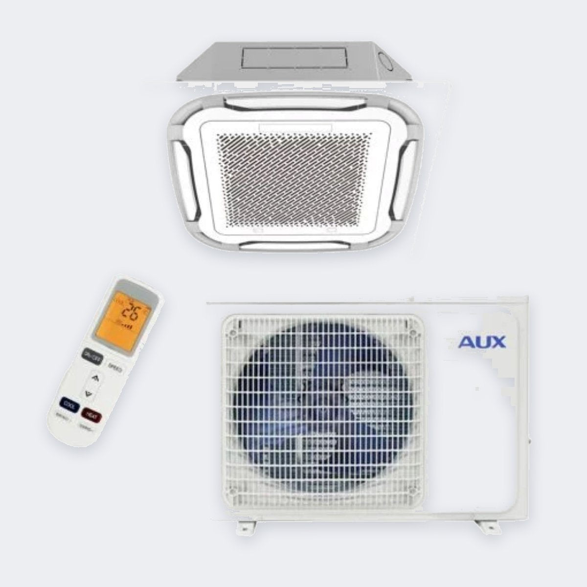 Aux Deckenkassette AUX-C-24CAC – 7,0 kW / 24.000 BTU (WLAN optional)