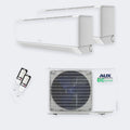 Aux Duo-Split C-Serie Deluxe – 7,9 kW / 27.000 BTU – 2× 5,0 kW Innengeräte – A++ – R32 – mit WLAN