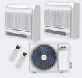 Aux Duo-Split M3-21LCLH – 6,0 kW / 21.000 BTU – 2× Bodenkonsole 3,5 kW – A++ – R32 – mit WLAN