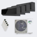 Aux Quattro-Split C-Serie Premium M4-28LCLH – 7,9 kW / 28.000 BTU – Innengeräte 2× 2,5 + 2× 3,5 kW – A++ – mit WLAN