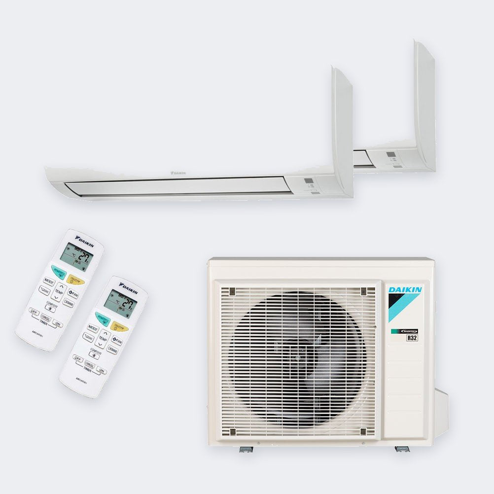 Daikin Duo-Split Sensira 2MXF40A – 4,0 kW / 14.000 BTU – 2× 2,5 kW Innengeräte (CTXF) – mit WLAN