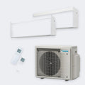 Daikin Duo-Split Stylish 2MXM40 – 4,0 kW / 14.000 BTU – 2× 2,5 kW Innengeräte weiß (FTXA25AW) – A+++ – mit WLAN