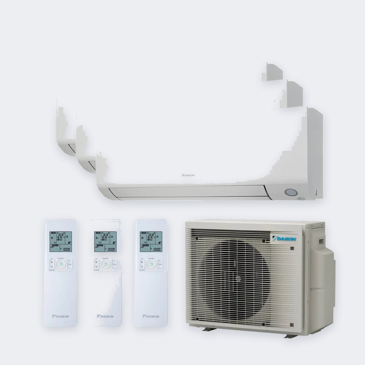 Daikin Triple-Split Perfera 4MXM80 – 8,0 kW / 28.000 BTU – 3× 3,5 kW Innengeräte (FTXM) – A+++ – mit WLAN