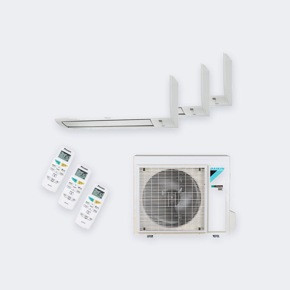Daikin Triple-Split Sensira 3MXF52A – 5,2 kW / 18.000 BTU – Innengeräte 3,5 + 2× 2,5 kW (CTXF) – mit WLAN