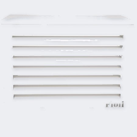 Floli Aluminium Außengerät-Verkleidung Premium – Weiß – Medium
