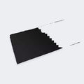 Floli Aluminium-Cover-Bodenplatte schwarz – Medium