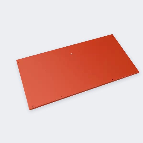 Floli Aluminium-Cover-Bodenplatte steinrot – Large