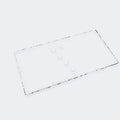 Floli Aluminium-Cover-Bodenplatte weiß – Medium