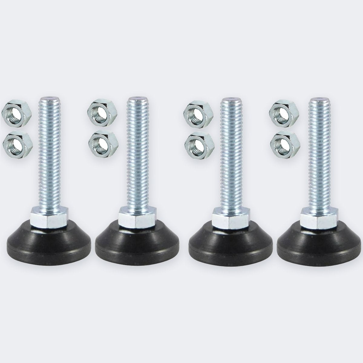 Floli Aluminium-Cover Fußstützen – Set à 4 Stück (rund)