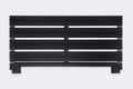 Floli Bodenplatte Wandmontage – Kunststoff Holzoptik-Cover – Schwarz