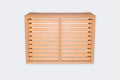 Floli Kunststoff Außengerät-Verkleidung Teak-Holzoptik – Wandmontage (One Size)