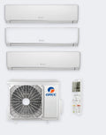 Gree Triple-Split Cosmo – 7,0 kW / 24.000 BTU – 3× 2,5 kW Innengeräte – A++ – mit WLAN