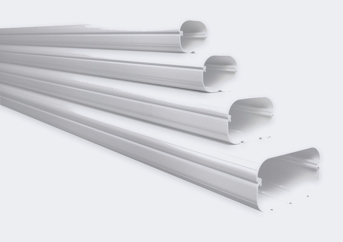Leitungskanal groß 2000×100×66 mm – Weiß
