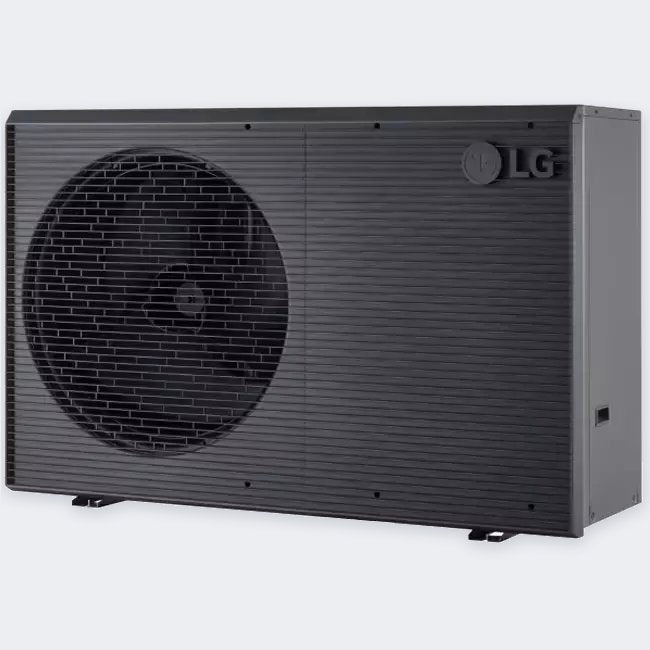 LG Therma V Monoblock Wärmepumpe HM071MRS.UA40 – 7 kW – Anthrazit