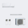 Mitsubishi Electric Duo-Split MXZ-2F53VF – 5,3 kW / 18.000 BTU – 2× 2,5 kW Innengeräte weiß (EF25VGKW) – A++ – mit WLAN