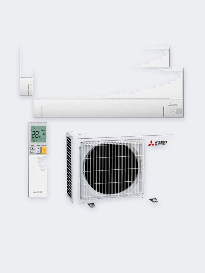 Mitsubishi Electric Duo-Split MXZ-2F53VF – 5,3 kW / 18.000 BTU – Innengeräte 3,5 (AY35VGK) + 2,5 kW (AY25VGK) – A+++ – mit WLAN