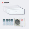 Mitsubishi Heavy Industries Quattro-Split SCM80ZS-W – 8,0 kW / 27.000 BTU – Innengeräte 3× 2,5 (SRK25ZS-W) + 3,5 kW (SRK35ZS-W) – 230 V