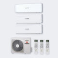 Mitsubishi Heavy Industries Triple-Split SCM80ZS-W – 8,0 kW / 27.000 BTU – 3× 3,5 kW Innengeräte (SRK35ZS-W) – 230 V