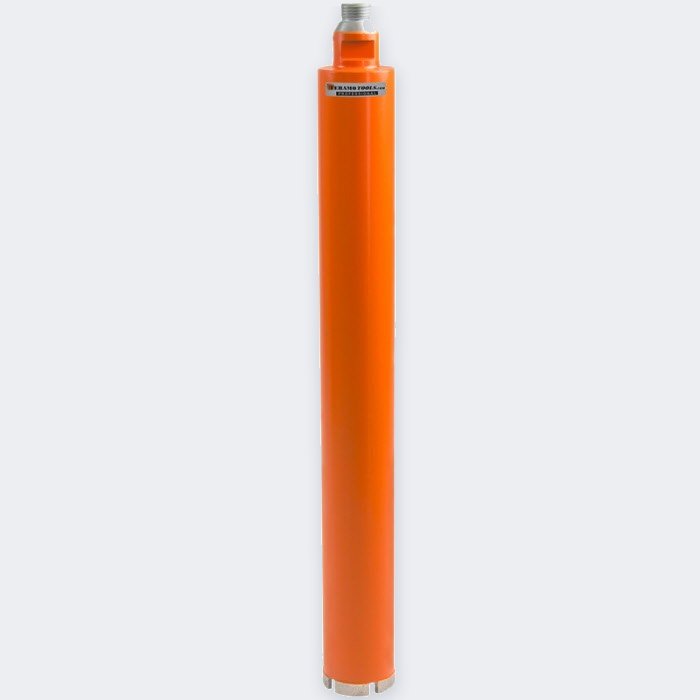 Premium Dünnwand-Diamantbohrer 65 mm × 400 mm für Beton (R1/2)