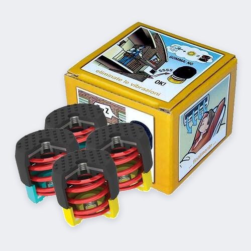 Schwingungsdämpfer – Set à 4 Stück (50–80 kg)
