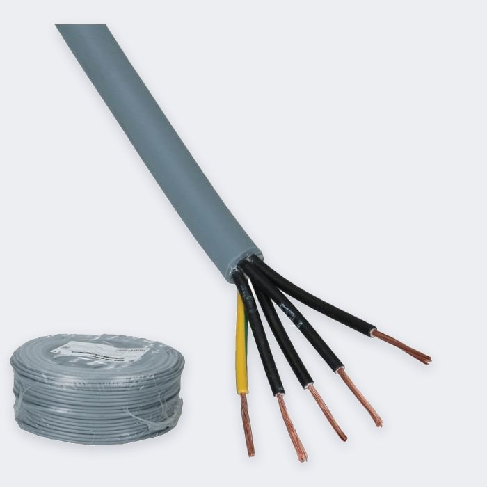 Steuerleitung flexibel 5 × 1,5 mm² – Rolle à 100 m